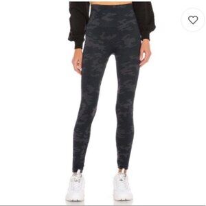 Spanx Camo Leggings Dark Grey
